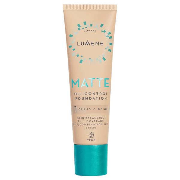 Lumene Matte Oil-Control Foundation SPF 20, 30 ml 1 Classic