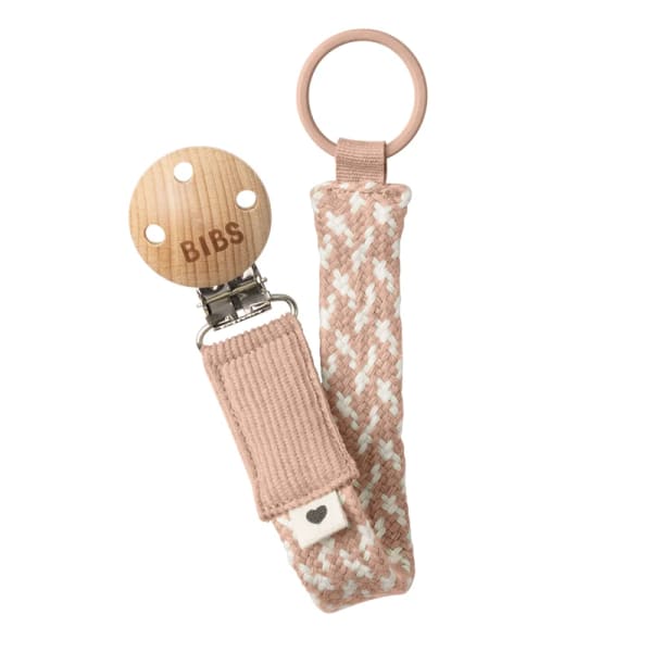 BIBS Pacifier Braid Napphållare Blush