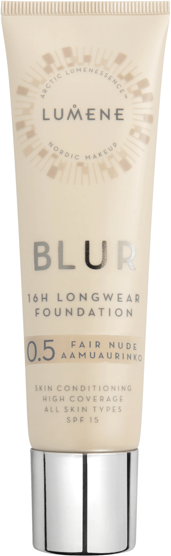 Lumene Blur 16h Longwear Foundation SPF 15, 30 ml Fair Nude