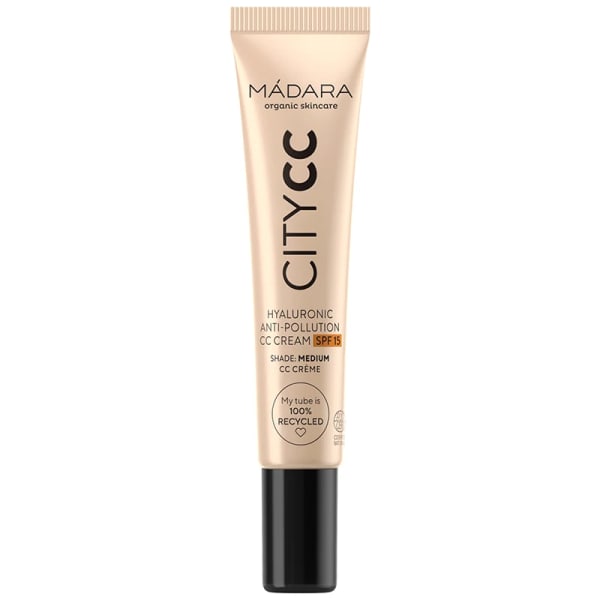 Mádara CITYCC Hyaluronic Anti-pollution CC Cream SPF 15, 15 ml Medium