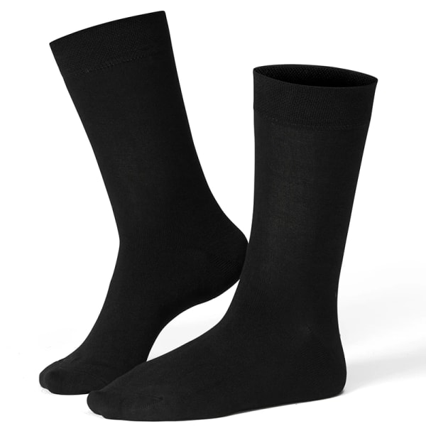 Life Wear Komfortstrumpa Lös Resår Bambu Svart 34/36