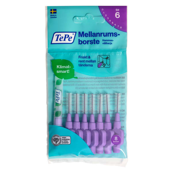 TePe Mellanrumsborste 0,4 - 1,3 mm 8 st 1,1 mm