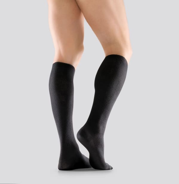 Mabs Thin Cotton Knee Black 1 par XXL