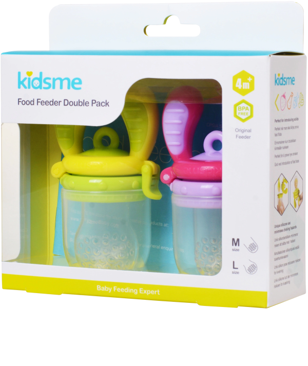 Kidsme Food Feeder 2-pack Lime