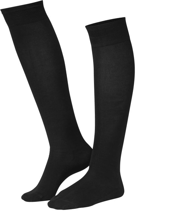 Life Wear Stödstrumpa Bomull Svart 43/45