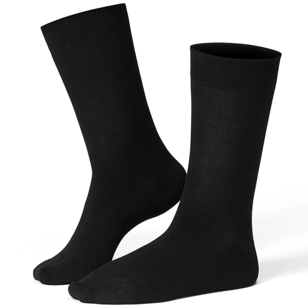 Life Wear Komfortstrumpa Lös Resår Bambu Svart 43/45