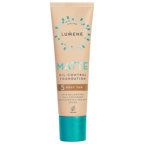 Lumene Matte Oil-Control Foundation SPF 20, 30 ml 5 Deep