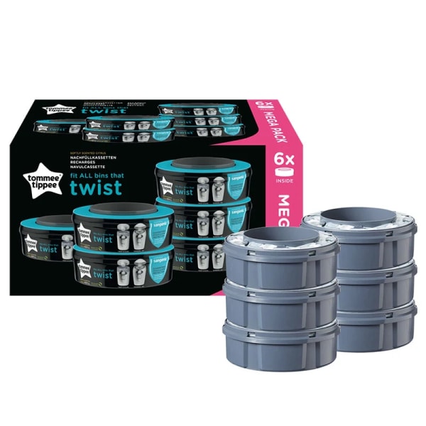 Tommee Tippee Sangenic Twist & Click Refill 6-pack