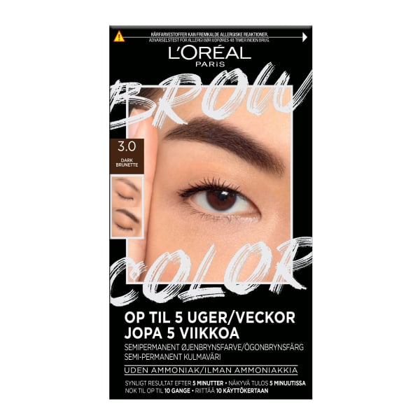L'Oréal Paris Brow Color Kit Brunette 5.0 1 st 3.0 Dark Brunette
