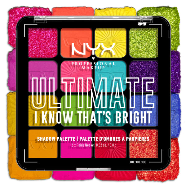 NYX Professional Makeup Ultimate Color Palette 16-Pan 16 x 0,8 g 04W I Know thats Bright