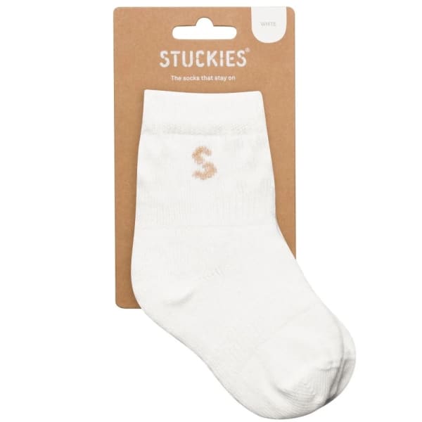 STUCKIES Strumpor i bomull White 1-pack 10/15