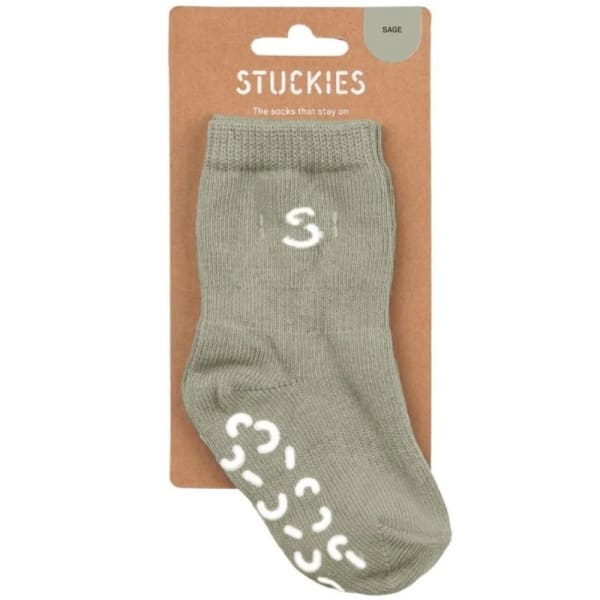 STUCKIES Strumpor i bomull Sage 1-pack 19/21