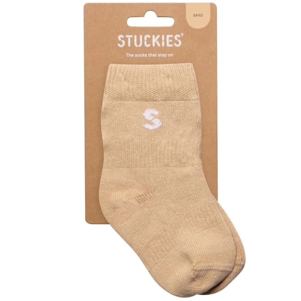 STUCKIES Strumpor i bomull Sand 1-pack 10/15