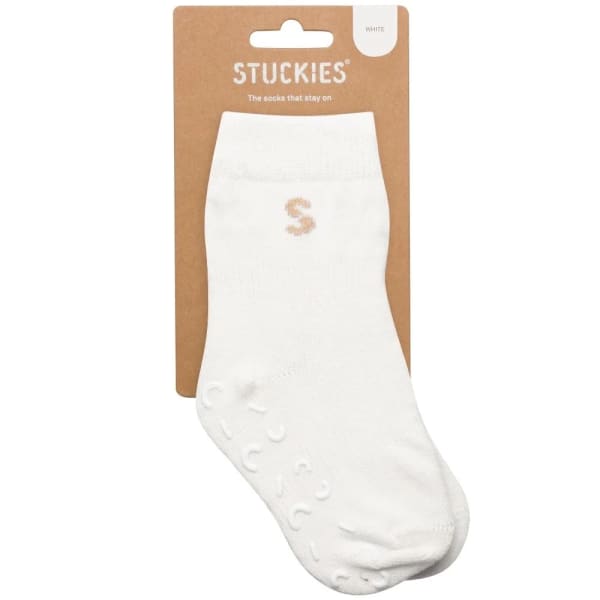 STUCKIES Strumpor i bomull White 1-pack 22/24