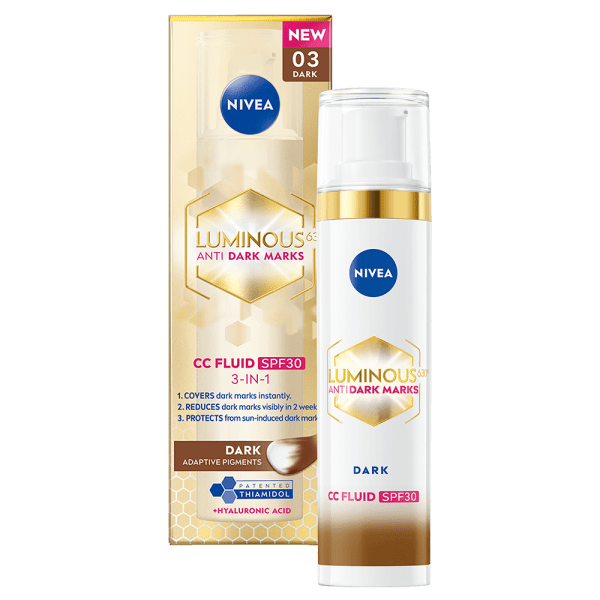 Nivea Luminous 630 Anti Dark-Spot CC Fluid 3-in-1 40 ml 03 Dark