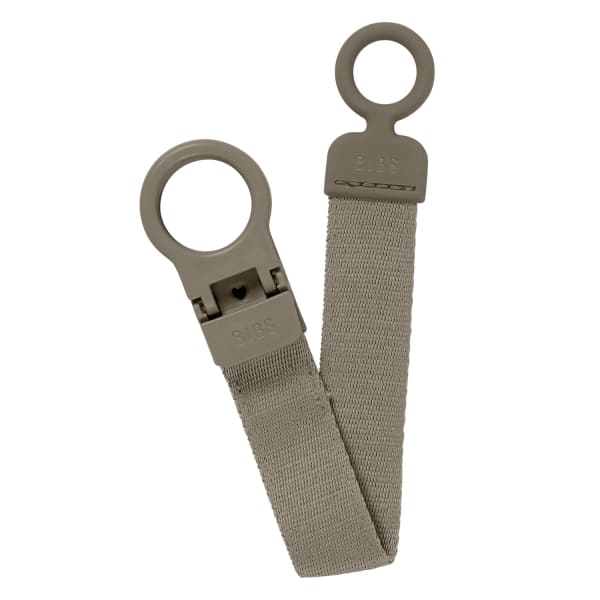 BIBS Pacifier Clip Loop Dark Oak