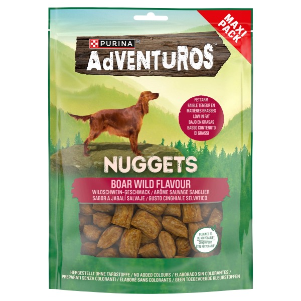 PURINA Adventuros Nuggets Hundgodis Boar 300g