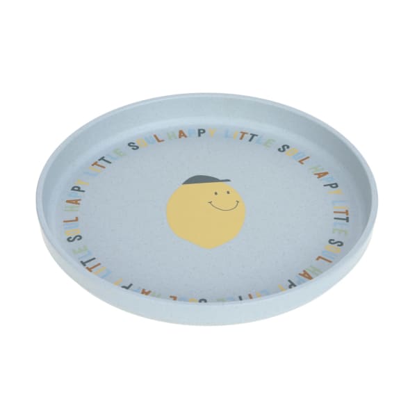 LÄSSIG Plate Children Happy Fruits Lemon