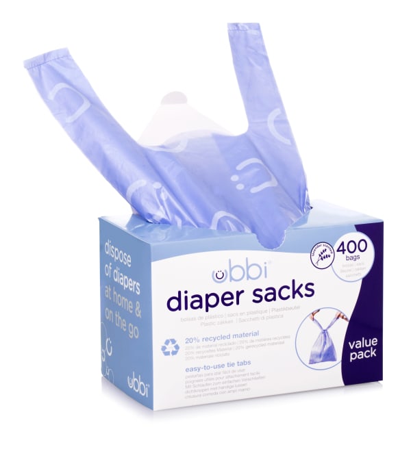 Ubbi Diaper Sacks Lavendel 400 st