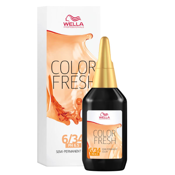 Wella Professionals Color Fresh 75 ml 6/34 Dark Gold Red Blonde