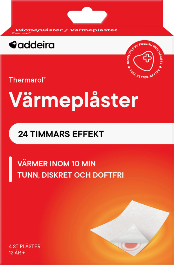 Addeira Thermarol Värmeplåster 4-pack