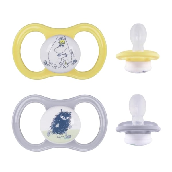 ESSKA Happy Muminedition Napp + 4 månader 2-pack gul