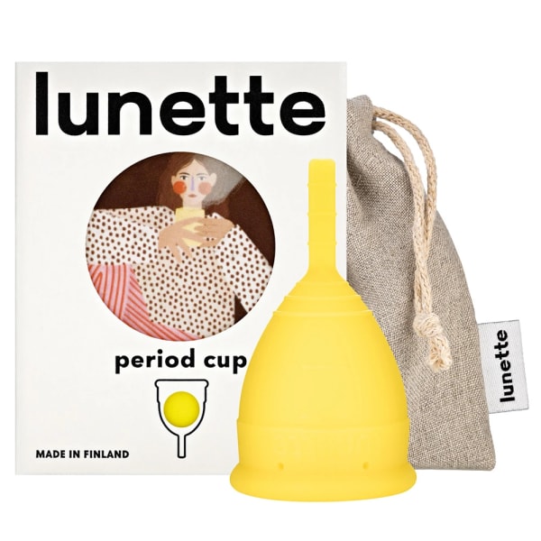 Lunette Period Cup Yellow Size 1
