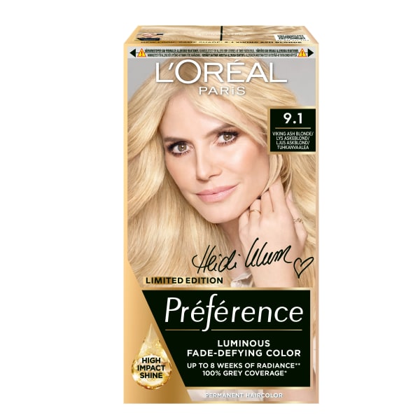 L'Oréal Paris Préférence Permanent Hårfärg 9.1 Viking Ash Blonde