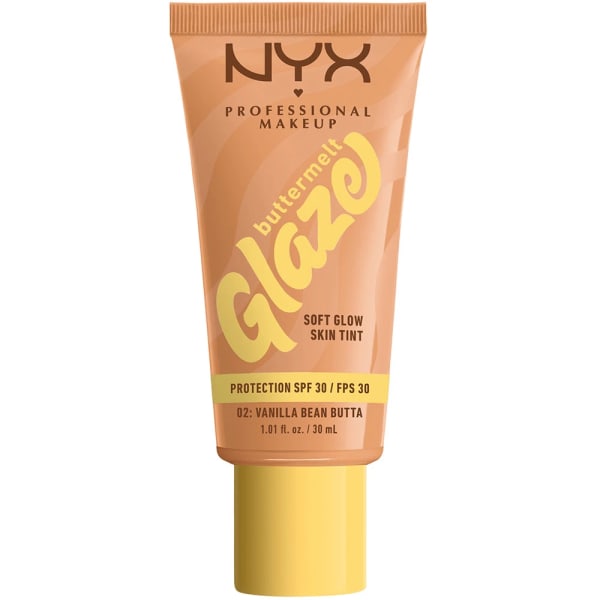 NYX Professional Makeup Buttermelt Glaze Skin Tint SPF30, 30 ml 02 Vanilla Bean