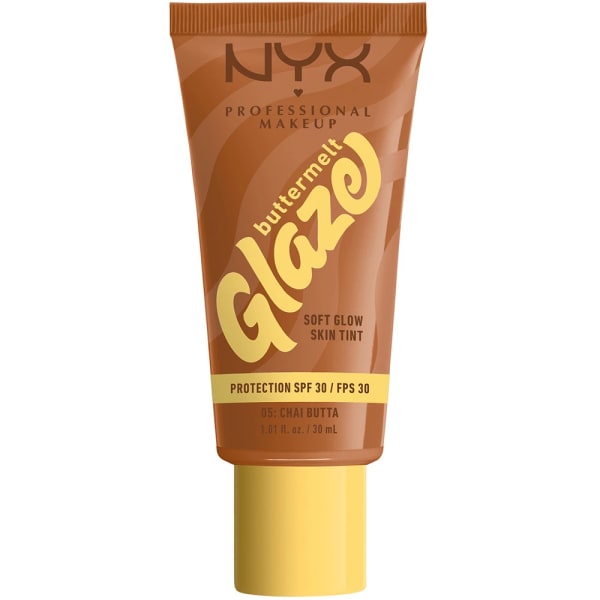 NYX Professional Makeup Buttermelt Glaze Skin Tint SPF30, 30 ml 05 Chai