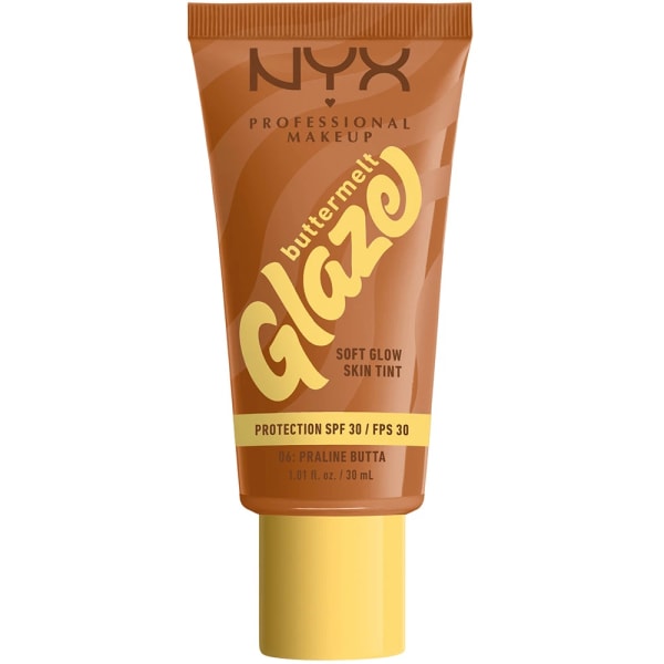 NYX Professional Makeup Buttermelt Glaze Skin Tint SPF30, 30 ml 06 Praline