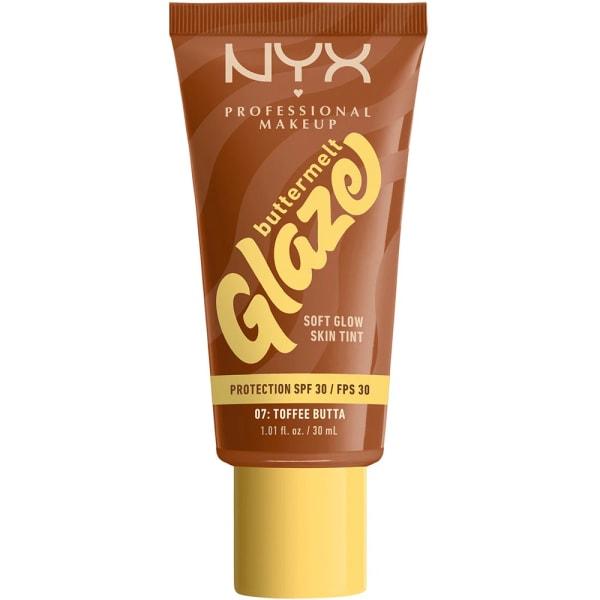 NYX Professional Makeup Buttermelt Glaze Skin Tint SPF30, 30 ml 07 Toffee