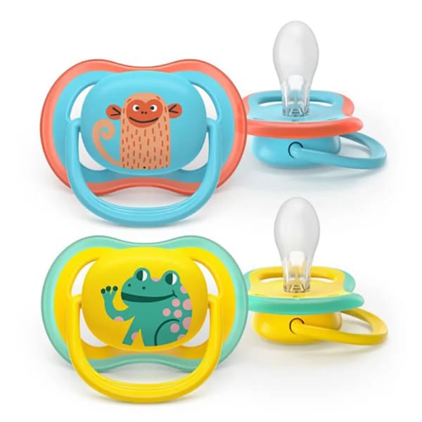 Avent Ultra Air Napp 18 mån+ 2-pack Gul
