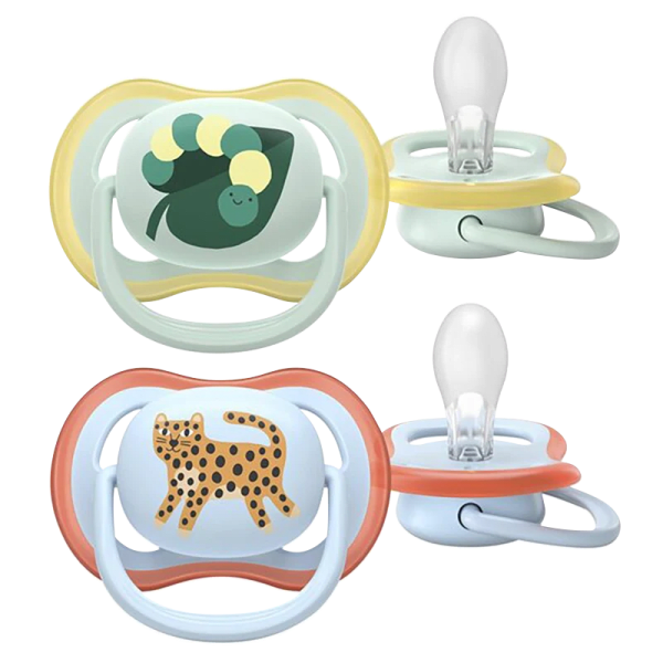 Avent Ultra Air Napp 0-6 mån 2-pack Grön