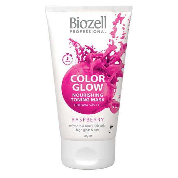 Biozell Color Glow Nourishing Toning Mask 150 ml Raspberry