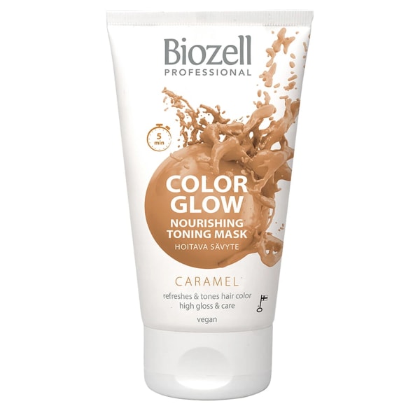 Biozell Color Glow Nourishing Toning Mask 150 ml Caramel