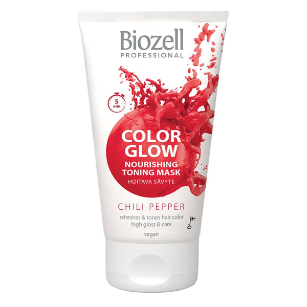 Biozell Color Glow Nourishing Toning Mask 150 ml Chili Pepper