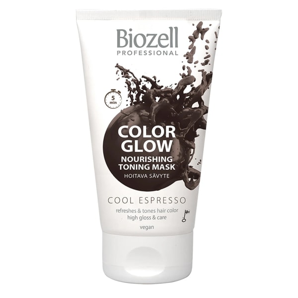 Biozell Color Glow Nourishing Toning Mask 150 ml Cool Espresso