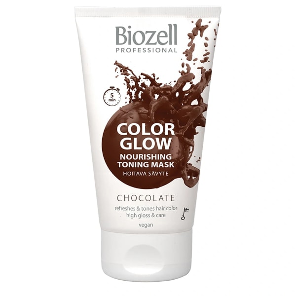 Biozell Color Glow Nourishing Toning Mask 150 ml Chocolate