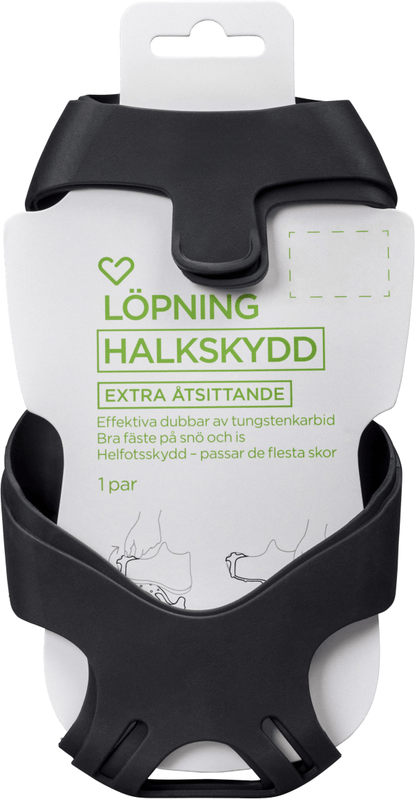 Hjärtats Halkskydd Löpning 1par XL
