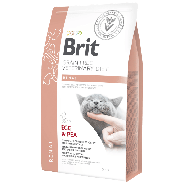 Brit Grain-Free Veterinary Diet Cat Renal 2 kg