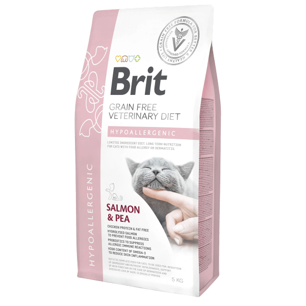 Brit Grain-Free Veterinary Diet Cat Hypoallergenic 5 kg