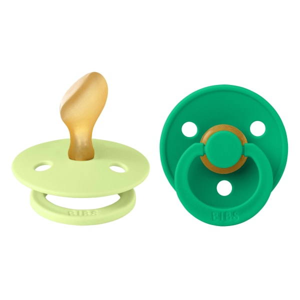 BIBS Pacifier Colour Anatomical Latex Matcha/Cactus 2-pack Size 2