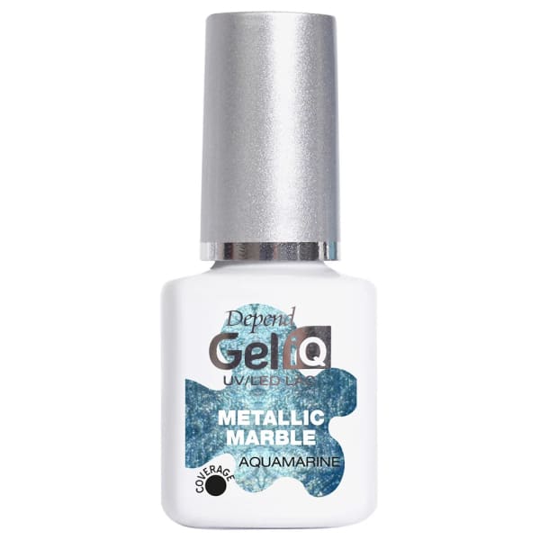 Depend Gel iQ Metallic Marble 5 ml Marble Aquamarina