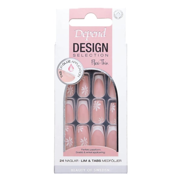 Depend Design Selection 24 st French Flower Short Coffin