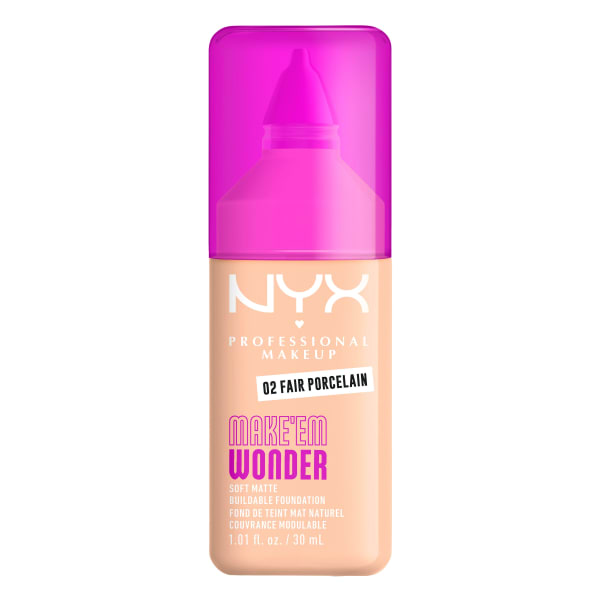 NYX Professional Makeup Make Em Wonder Foundation 30 ml 02 Fair