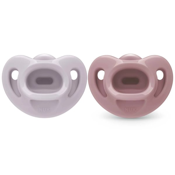 NUK First Choice Soft Napp 0-6 mån 2 st Purple