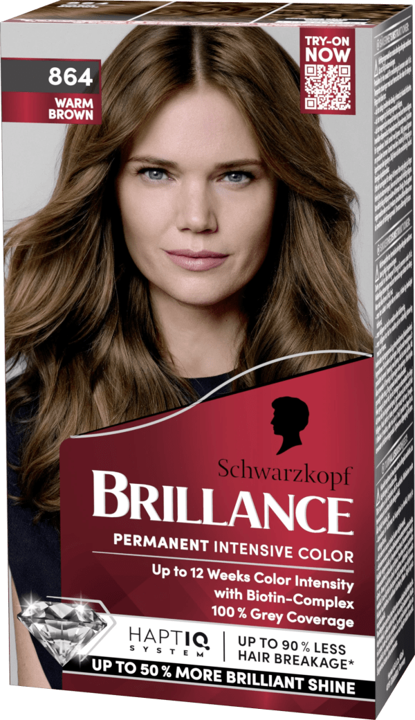 Schwarzkopf Brillance Permanent Intensive Color 864 Warm