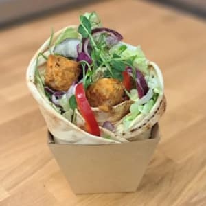 Wrap med falafel