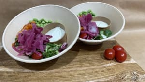 Kycklingsallad med ramslöksdressing